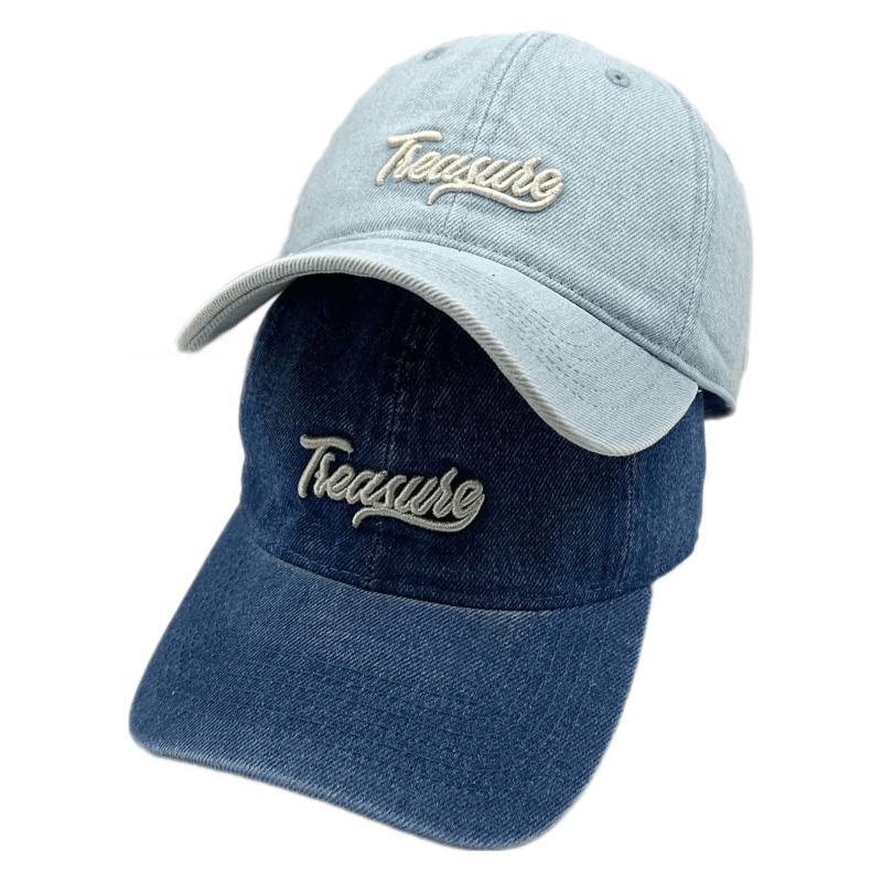 New Fashion Casual Versatile Denim Baseball Cap Men's and Women's Spring and Summer Trend Brand Letter Embroidered Cap