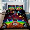 Capa de Edredom Jogo Gorilla Tag 3D Exquisito Impressão Digital Conjunto de Roupa de Cama Colcha Cama Jovem Decoração de Casa Crianças Meninos Presente