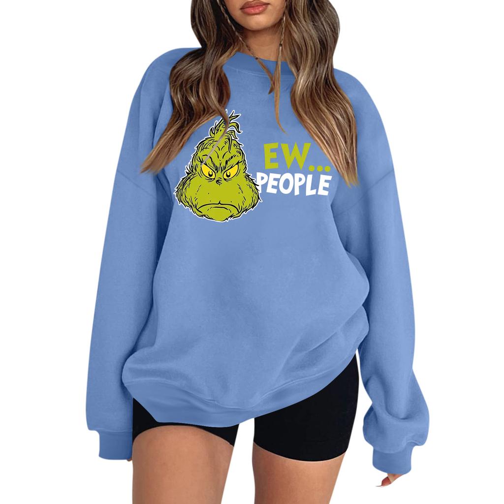 Dámská mikina Colorblock Dlouhý rukáv Kulatý výstřih Neformální Pohodlné Volné Lehká dámská mikina