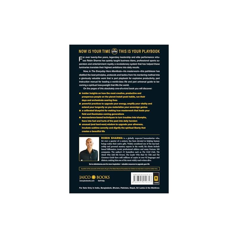Everyday Hero Manifesto,The For over twentyfive years, leadership legend and personalmastery
