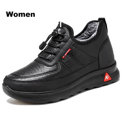 New Autumn Winter Ladies Plus Velvet Sneakers Thick Waterproof Warm Shoes