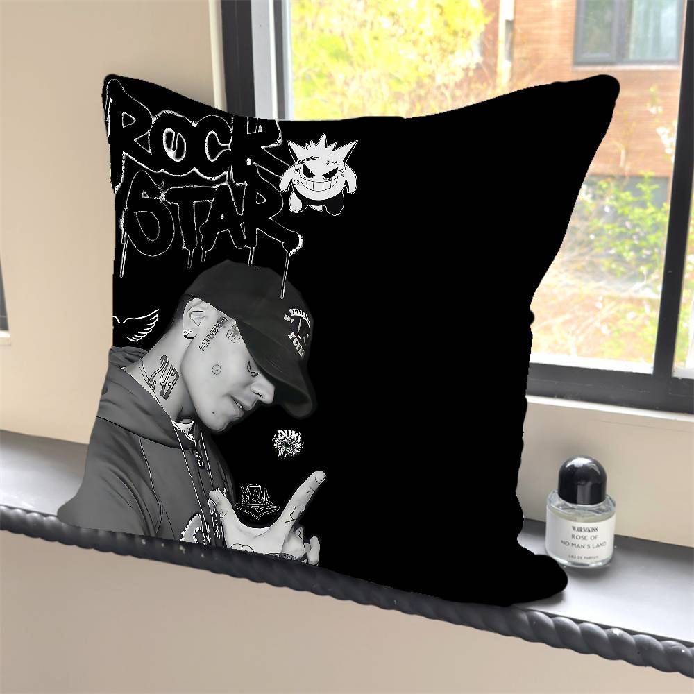 1PC Rapper D-Duki Pillow Case Square Bedroom Sofa Leisure Comfort Cushion Car Home Decoration