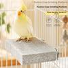 Washable Pumice Claw Grinding Platform Chew-Resistant Bird Resting Platform  Play Stand For Birds