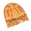 ZLIENSZUS African Bogolan Print Knit Hat for Adults - & Cultural African Pattern, Lightweight Bogolan Suitable for Weekend Errands, Daily Wear, Casual