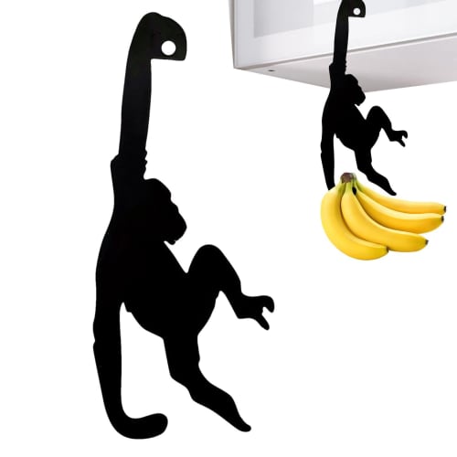 

Monkey Banana Holder, Magic Banana Hanger in Monkey Shape - Funny Monkey Banana Stand, Unique Design Banana Stand with Balance Hook, Suspended Organiz