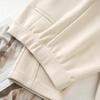 Women's 2026 Autumn/Winter Loose Slimming Woolen Crop Pants
