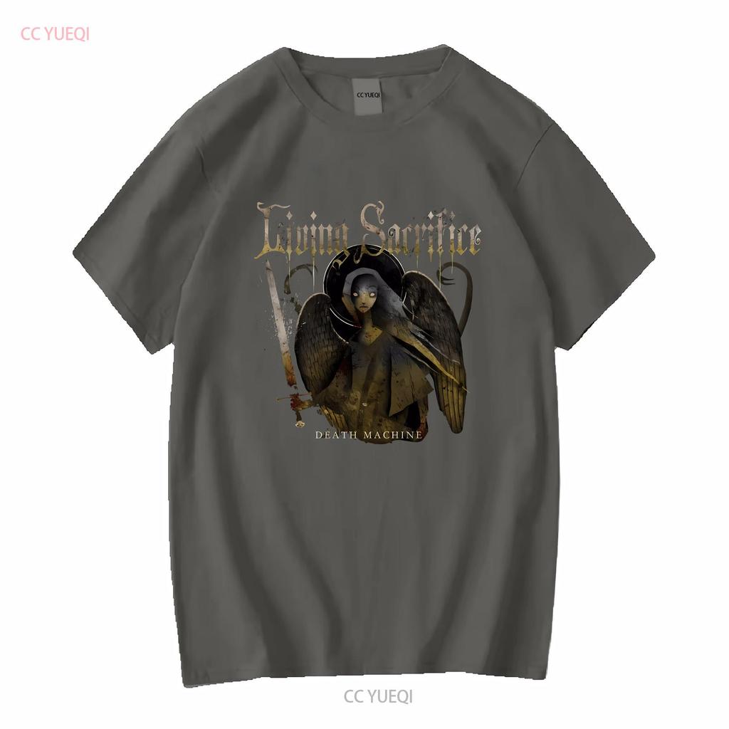BEST TO BUY Living Sacrifice Death Machine American Music S 5XL T Shirt long or short sleeves vintage Washed Slightly Versatile