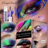 9-Color Chameleon Metallic Lip Gloss Lip Glzae High Shine Long-Lasting Lipstick Coral Tones for Stage & Halloween Makeup