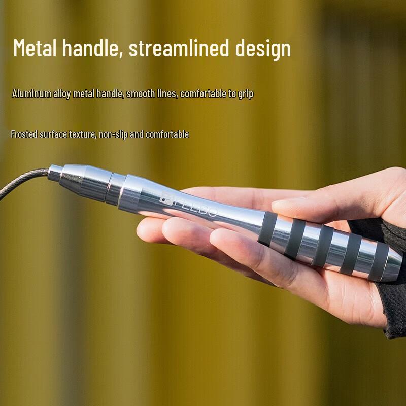 FEEBO Weighted Jump Rope with Dual Bearings