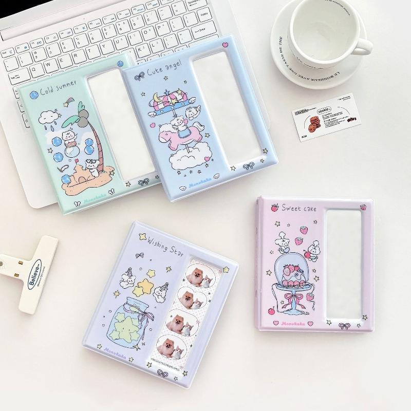 Cartoon Photo Booth Album Idol Photo Album With 20 Capacity Transparent Inner Pages Album Para Fotografias Photocard Supplies