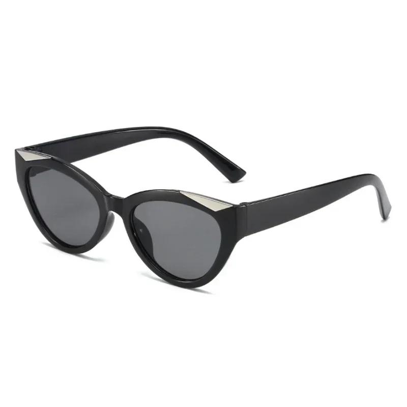 Vintage Cat Eye Sunglasses For Women Men Fashion Retro Minimalist Stylish Glasses Female Male