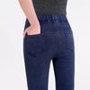 Plus Größe M-6XL Frauen Tasche Bleistift Hosen Knopf Imitation Denim Hosen Schlanke Strumpfhosen Hosen