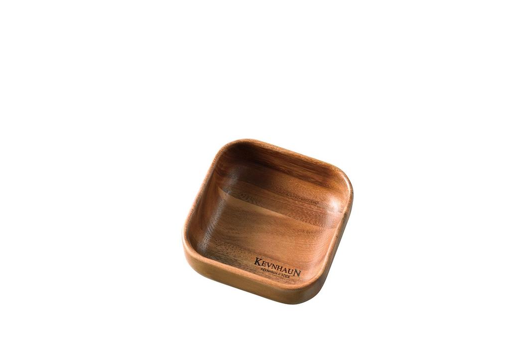 Kevnhaun Square Bowl S, Acacia Wood, Square, Candy Container, Cafe Tableware, Natural Wood, KDS.15-S