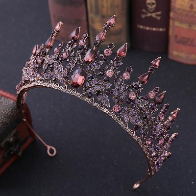 Latest Classic Vintage Baroque Headbands Crystal Stone Women Tiaras Crowns Bride Noiva Headpieces Bridal Bridal Bridal Gathering Party Event Hair