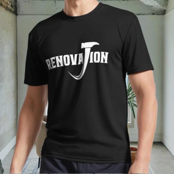 

New Renovation Restoration Active Logo Men s Black T shirt Funny Size S to 5XL XL