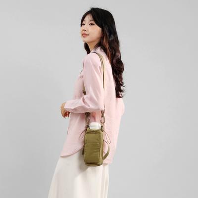 Multifunktionale Wasserflaschentasche, Umhängetasche für Wasserbecher, Lässige und leichte Handytasche mit Kordelzug