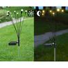 Decorative Solar Garden Light Outdoor Waterproof Firefly- for Path Light for Pathway Yard Patio Landscape Warm White/Col