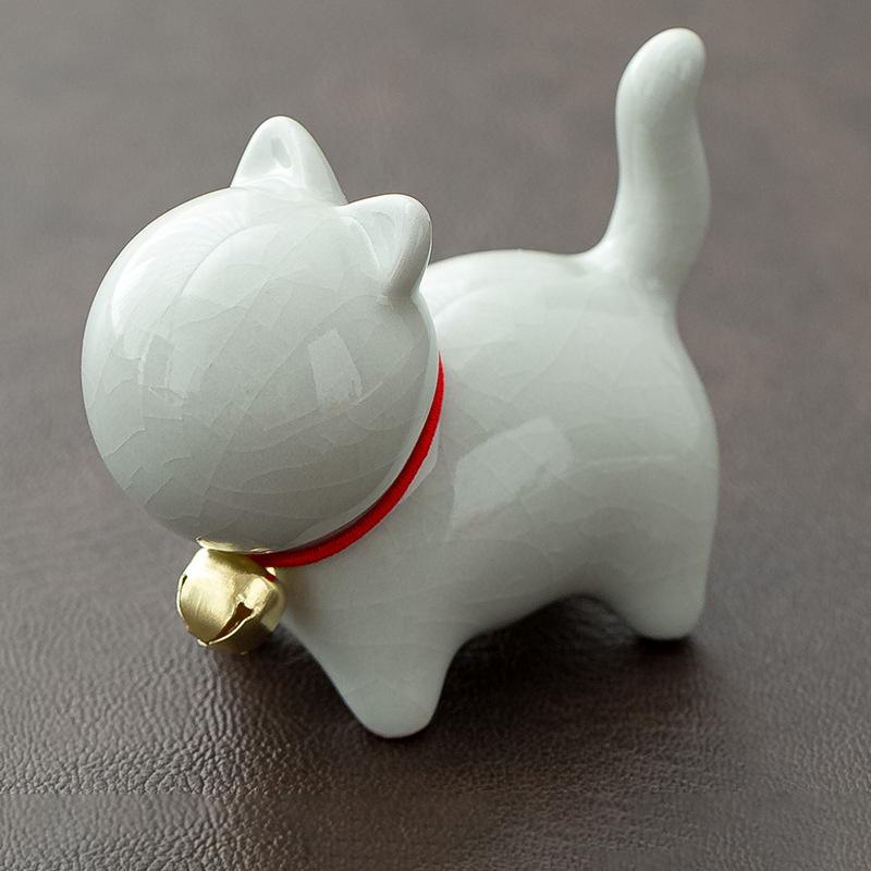 

Cute Toilet Bolt Caps Decorative Toilet Bolt Caps Cat Design Ceramic Cute Animal Covers Easy Installation Universal Fits All білий