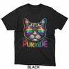 Purride Cat Rainbow Pride Month LGBTQ Ally Men Women T-Shirt