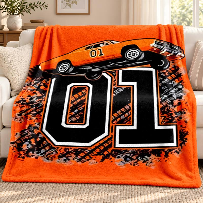 Dukes Of Hazzard blanket Flannel Blanket Soft Cozy Plush Throw for Sofa Bed Lightweight Home Decoration Outdoor camping