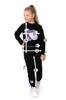 Girls' Tracksuit – Printed Sports Set with Sweatshirt and Pants, Any season 6063-057-33-2-1 HC