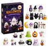 Gruselige Partygeschenke Halloween Adventskalender 2026, 24 Tage Countdown mit 2D Flachen Hängedekorationen Acryl Mini-Figuren, Sammler Überraschung