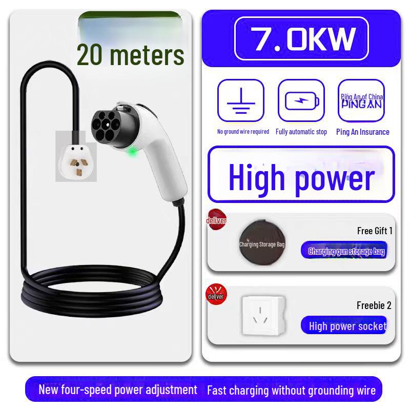 Încărcător EV Universal Portabil 3.5kW cu Cap de Încărcare cu 7 Orificii