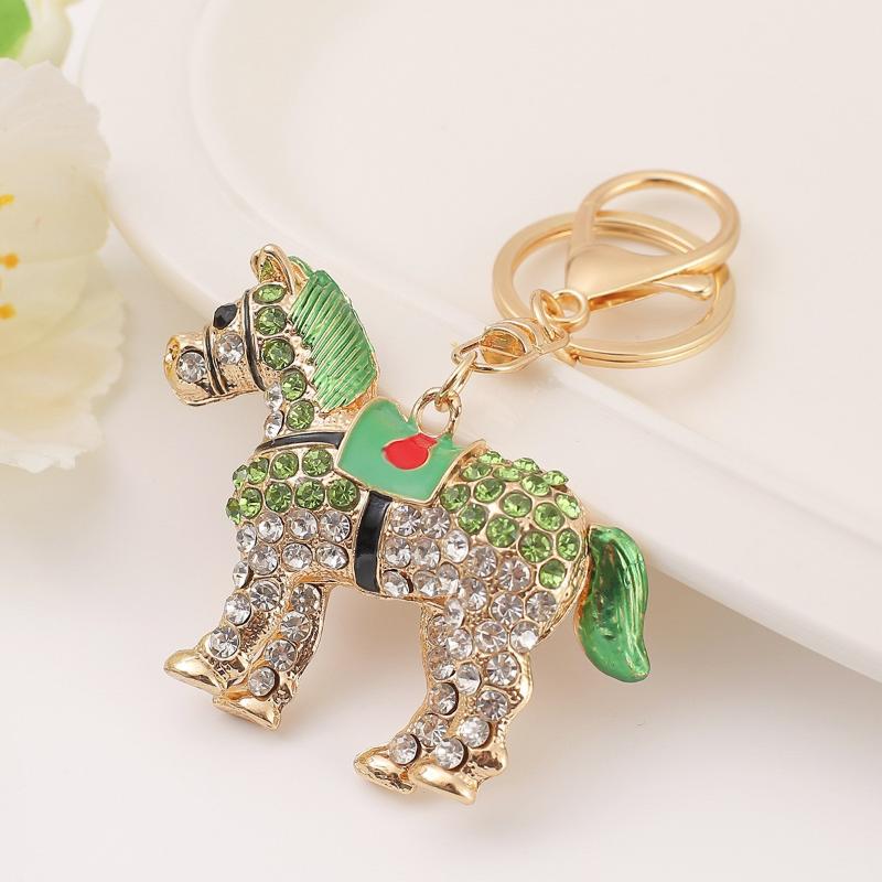 1 sztuka Zwierzę Koń Brelok Uchwyt Wisiorek Śliczny Zodiakalny Koń Breloczek Dekoracja DIY Kreatywny Mały Prezent