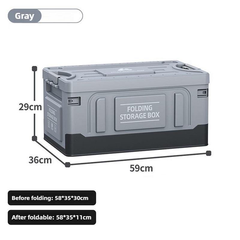 Outdoor Folding Storage Box, Multipurpose Organizer Box, Portable Large-capacity Camping Box, Car Trunk.