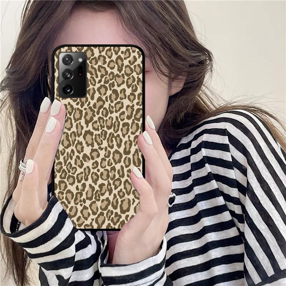 Leopard Print Phone Case For Samsung Note 8 9 10 20 Pro Plus Lite M 10 11 20 30 21 31 51 A 21 22 42 02 03