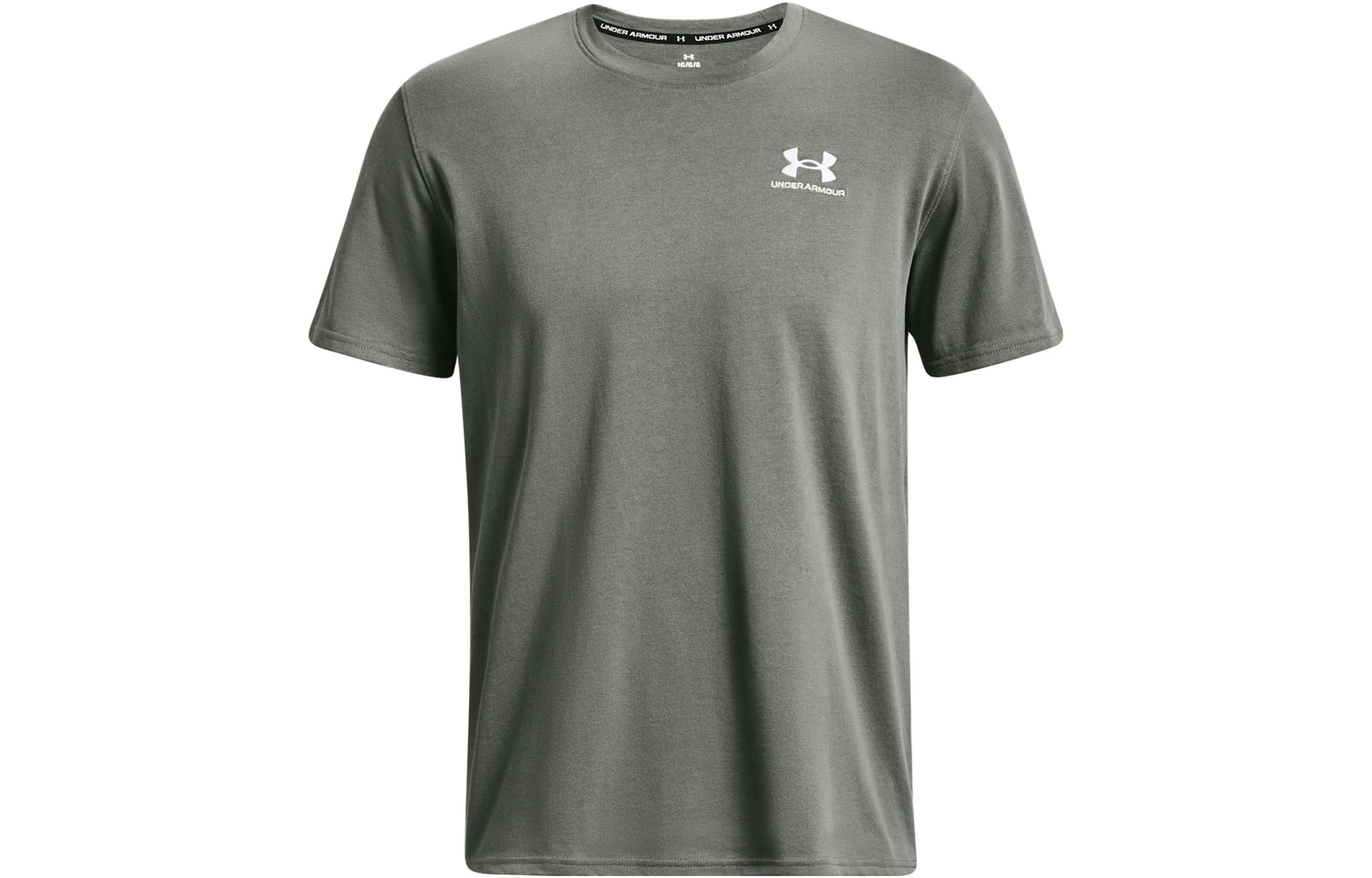 Мужская футболка Under Armour Серо-зеленая 1373997-182 XXL