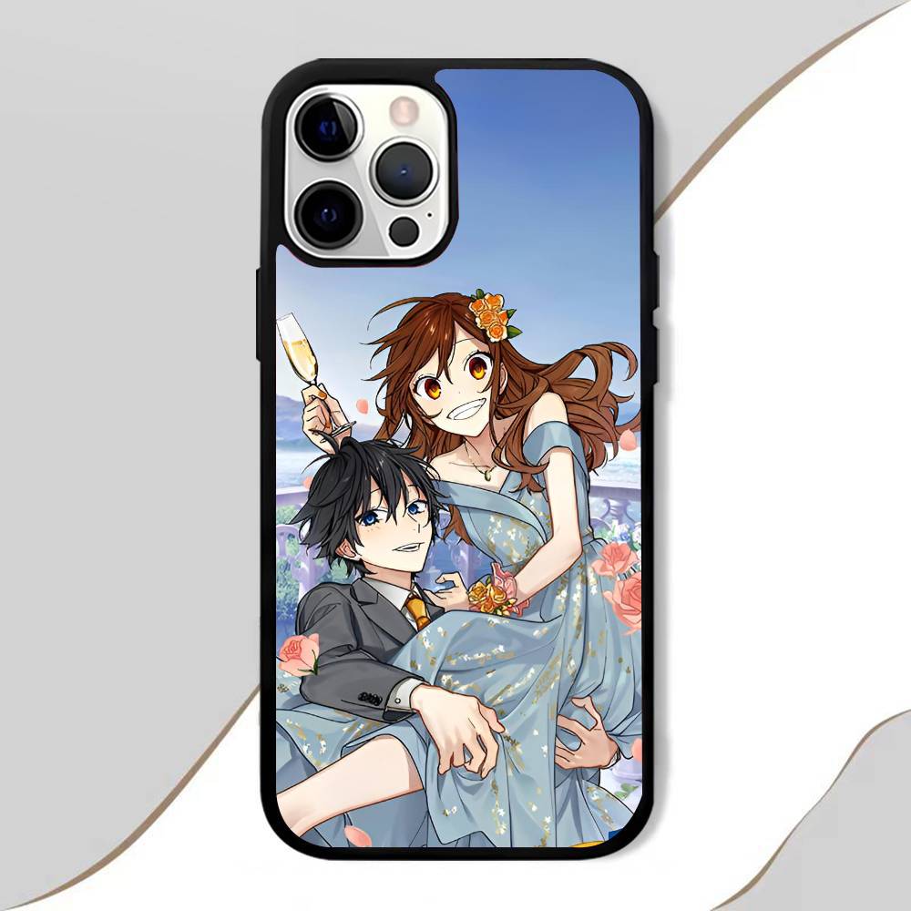 Horimiya Phone Case Mobile Suitable For Apple 16 PRO MAX 15 14 13 12 MINI 11 Patch Black Hard Shell