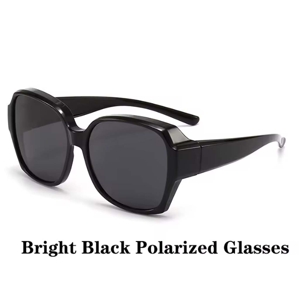 

Fashion Round Sunglasses Cover Over Myopia Prescription Glasses Portable Men Women Vintage Fishing Driving Eyewear