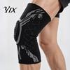 Supportive Knee Gear Adjustable Knob Brace, Support with Patella Pad, Side Stabilizer, High Elasticity Compression Sleeve for Workout Arthritis