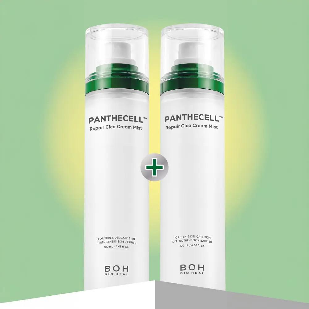 BIOHEAL BOH Panthecell Repair Cica Cream Mist Soothing & Barrier Care 120ml X2 Set