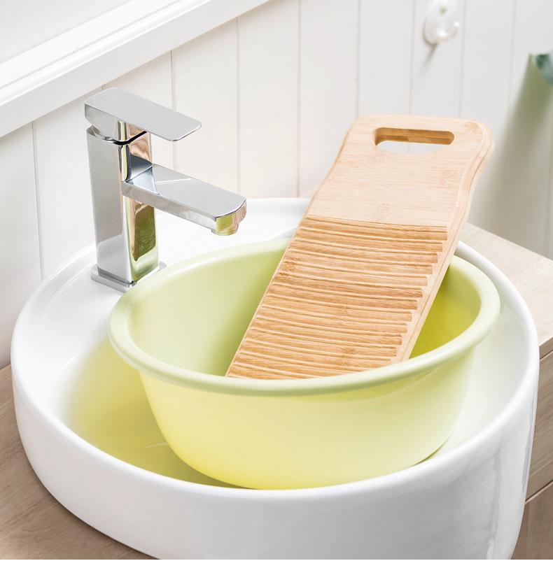 Large & Small Bamboo Washboards - Durable Household Essentials