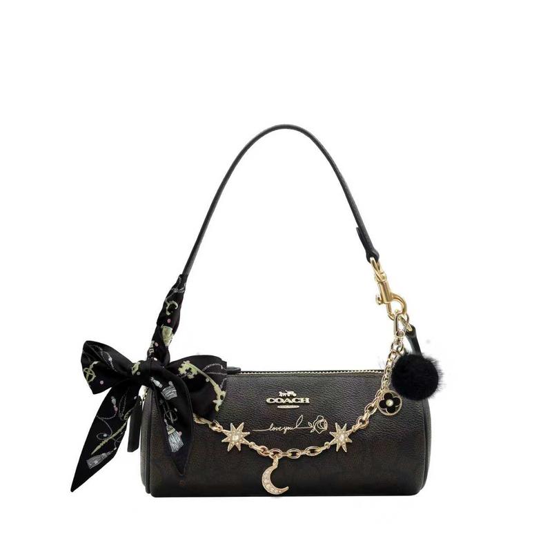 

COACH handbag [Customized bag] Nolita 20 Sweet Cool Style Literary Classic Fashion Versatile PVC PVC Rose Poetry Basic Package (Pack + Dust Bag) чорний