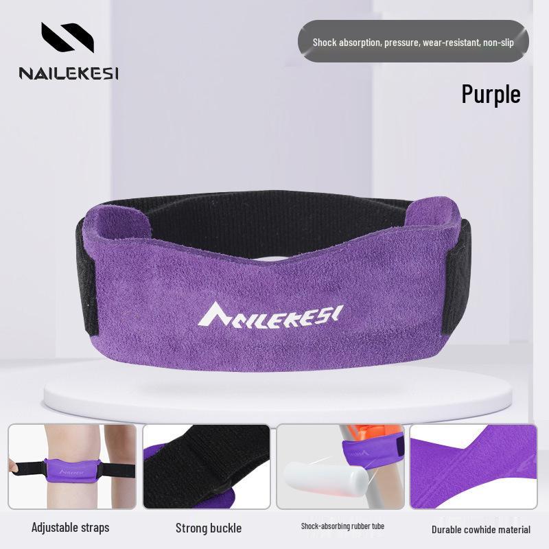 Patella Strap Meniscus Knee Support Compression Sleeve for Running & Jump Rope - Unisex Shock Absorption Protective Gear for Sports