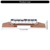 6 String Guitar Part Guitar Accesory Jazz Guitar Bridge Wood Guitar Bridge Guitar Wood Roller Saddles Bridge