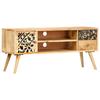 TV Stand 100x30x45 Cm Solid Mango Wood