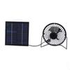 5W Solar Panel 5V High Performance Monocrystalline Solar Panel Charger with 4 Inches Fan for Outdoor Security Camera
