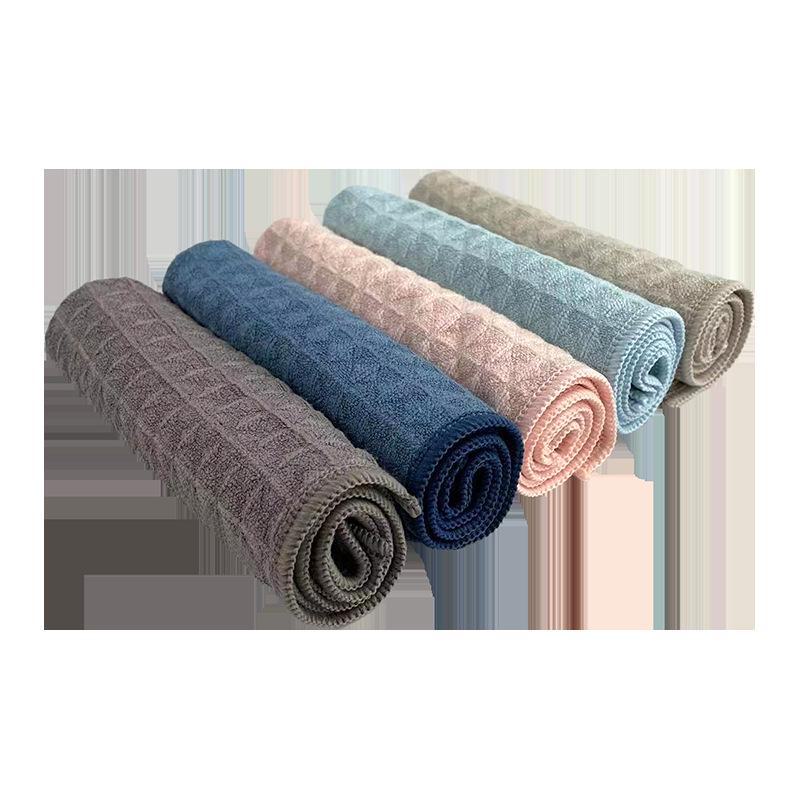 Absorbent Cotton Dishwashing Cloths: Non-Stick Oil Kitchen Towels for Cleaning Tables and Dishes.