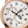 Orient Pánske RN-AK0001S (Orient Classic SUN&MOON) Okrúhle hodinky Hnedé Nerezové Viacručičkové Analógové