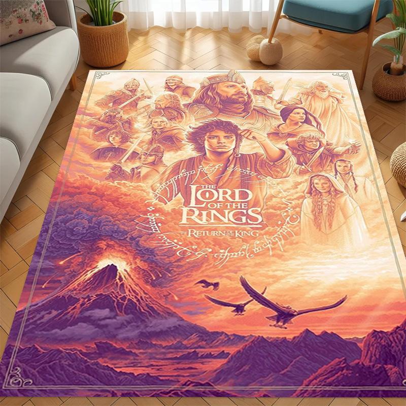 Middle-earth's Epic Saga carpet Living room and bedroom mats Suitable for all seasons Bathroom mat Art Protective pad