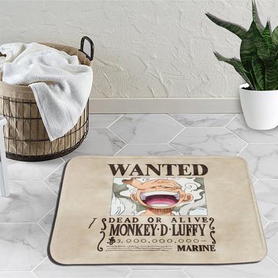 Jednoczęściowy dywan do pokoju dziecięcego Luffy dywanik antypoślizgowa mata podłogowa do łazienki dywaniki salon sypialnia dywan mata do zabawy