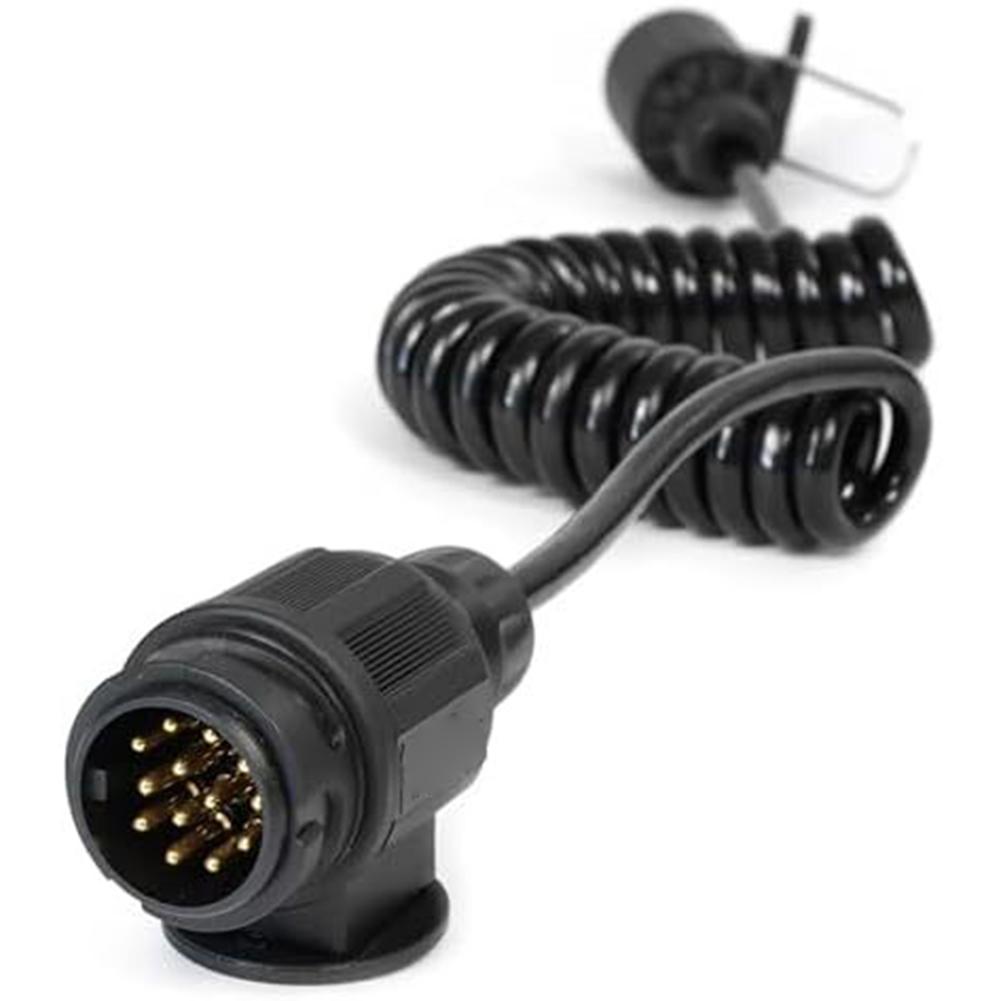 Car 13 Pin Coiled Cable 3 Meter Trailer Cable PVC Robust Electric Cable And Socket Socket Trailer Cable