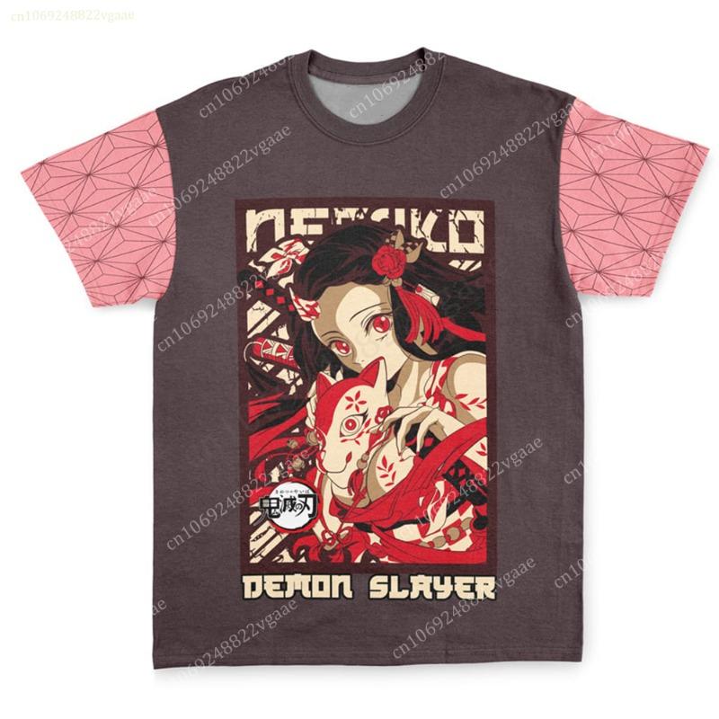 Anime Demon Slayer Kimetsu Παιδικό T-Shirt Cosplay Καλοκαιρινό Κοντομάνικο Παιδικά Ρούχα Κινούμενα Σχέδια Ghost Blade Γραφικό T-Shirt