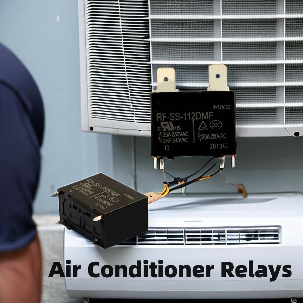 2pcs RF-SS-112DMF Relay Replace for G4A-1A-E-12V 12V 20A 4PINS Relay