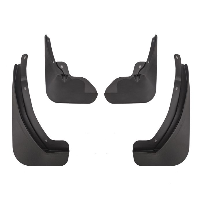 Bavettes garde-boue - NORM - Jeu de 4 pcs - Compatible Skoda Karoq - Résistantes - Noir