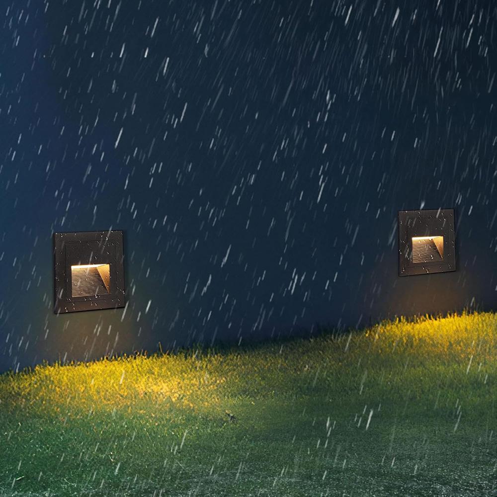 LED Wall Light Stair Lights Waterproof Step Lights Night Light Landscape Lighting Deck Light Wall Sconce for Garden Porch Patio